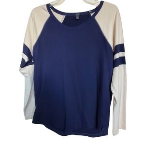 J. Crew Cotton Raglan Long Sleeve Top